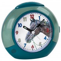Wecker Pferd für Kinder Kinderwecker grün leise Pferdewecker