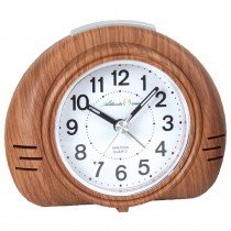 Wecker Quarz analog leise ohne Ticken mit Licht Snooze