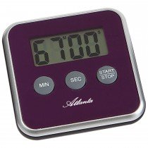 Kurzzeitmesser Atlanta digital lila mit Magnet Küchen Timer