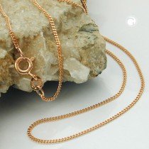 Halskette PanzerHalskette 45cm 585 Rotgold