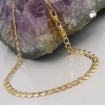 Armband 19cm Weitpanzer 585 Gold