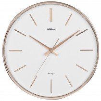 Wanduhr Quarz analog golden leise ohne Ticken