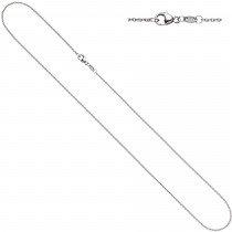 Ankerkette 950 Platin 1,5mm 70cm Kette Platinkette Karabiner