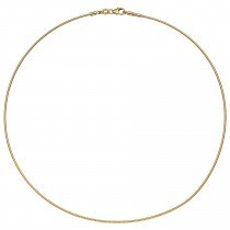 Halsreif 585 Gelbgold 45cm