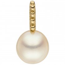 Anhänger 585 Gelbgold 1 Süßwasser Perle