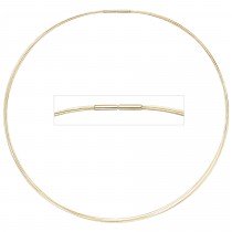 Halsreif 5-reihig 585 Gelbgold 42cm