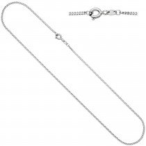 Panzerkette 333 Weißgold 1,7mm 50cm