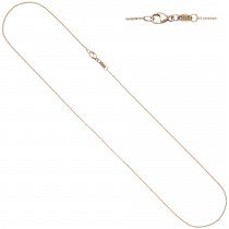 Ankerkette rund 585 Rotgold 1,0mm 45cm