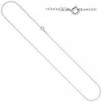 Ankerkette weit 333 Weißgold 2,0mm 42cm