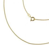 Kette Ankerkette rund 375 Gold 42cm