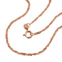 Kette Singapurkette 585 Rotgold 50cm