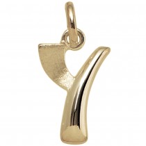 Anhänger Buchstabe Y 375 Gelbgold Buchstabenanhänger