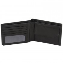 Geldbörse Leder schwarz RFID Schutz