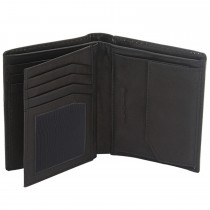 Geldbörse Leder schwarz RFID Schutz