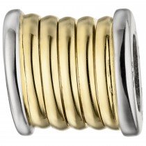 Anhänger LOVE 925er Sterling Silber bicolor vergoldet