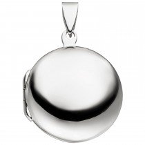 Medaillon rund zum Öffnen für 2 Fotos 925 Sterlingsilber