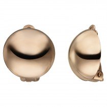 Ohrclips 925er Sterling Silber rotgold vergoldet Ohrringe