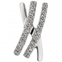 Anhänger 925er Sterling Silber 24 Zirkonia