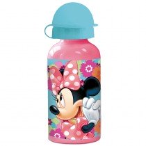 Trinkflasche aus Aluminium rosa 400ml