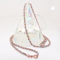 Halskette KordelHalskette bicolor 375 Gold 45cm