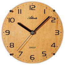 Tischuhr Wanduhr Quarz buche farben leise ohne Ticken