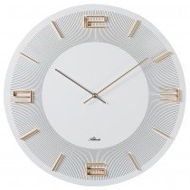 Wanduhr weiß rund