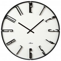 Wanduhr Quarz analog creme-farben