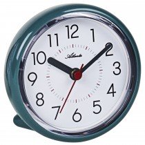 Wanduhr Tischuhr Baduhr Quarz analog petrol mit Saugnapf