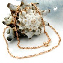 Halskette SingapurHalskette 45cm 585 Rotgold