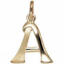 Anhänger Buchstabe A 375 Gelbgold Buchstabenanhänger