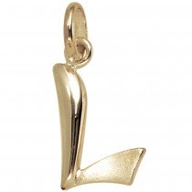 Anhänger Buchstabe L 375 Gelbgold Buchstabenanhänger