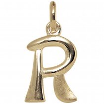 Anhänger Buchstabe R 375 Gelbgold Buchstabenanhänger