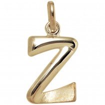 Anhänger Buchstabe Z 375 Gelbgold Buchstabenanhänger