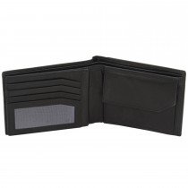 Geldbörse Leder schwarz RFID Schutz