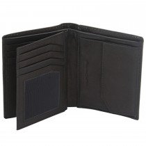 Geldbörse Leder schwarz RFID Schutz