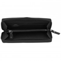 Geldbörse Leder schwarz