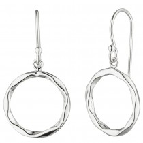 Ohrhänger rund 925 Sterlingsilber Ohrringe Silberohrringe