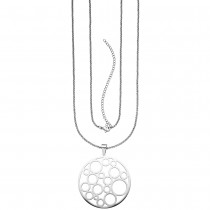 Collier Kettte mit Anhänger Edelstahl 80cm