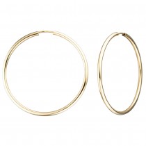 Creolen 585 Gelbgold Ohrringe Goldohrringe