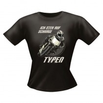 Fun Lady Shirt Ich steh auf schräge Typen