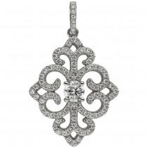 Anhänger 925 Sterlingsilber 89 Zirkonia Silberanhänger