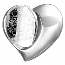 Anhänger Herz 925 Sterlingsilber eismatt Herzanhänger Silberanhänger