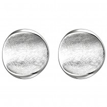 Ohrstecker 925 Sterlingsilber eismatt Ohrringe Silberohrringe