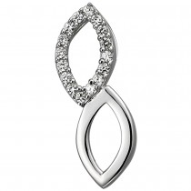 Anhänger 925 Sterlingsilber 16 Zirkonia Silberanhänger