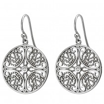 Ohrhänger 925 Sterlingsilber 2 Zirkonia Ohrringe Silberohrringe