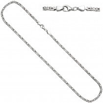 Königskette 925 Sterlingsilber 3,1mm 55cm Kette Halskette Silberkette