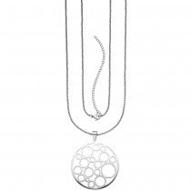 Collier Kettte mit Anhänger Edelstahl 80cm