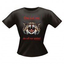 Fun Lady Shirt Die tut nix