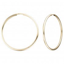 Creolen 585 Gelbgold Ohrringe Goldohrringe