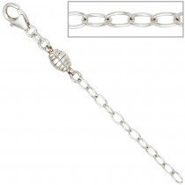 Verlängerungskette 925 Sterlingsilber 7,5cm Kettenverlängerung
